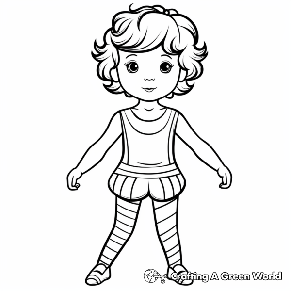 Leotard Coloring Pages - Free &amp; Printable!