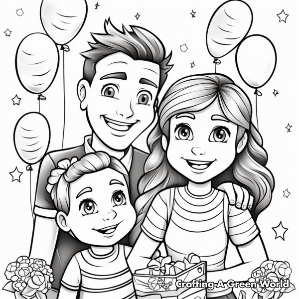 Happy Anniversary Coloring Pages - Free &amp; Printable!
