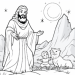 Children's Bible Story Coloring Pages 4