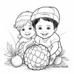 Children's Blackberry and Friends Coloring Pages 3