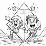 Children's Educational Trapezoid Coloring Pages 1