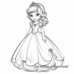 Children's Favorite : Disney Princess Dress Coloring Pages 4
