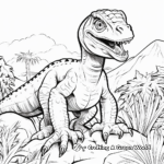 Children's Favorite: 'Jurassic Park' Velociraptors Coloring Pages 2