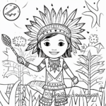 Children's Fun Boho Style Arrows Coloring Pages 3