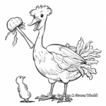 Children's Stork and Cabbage Myth Coloring Pages 4