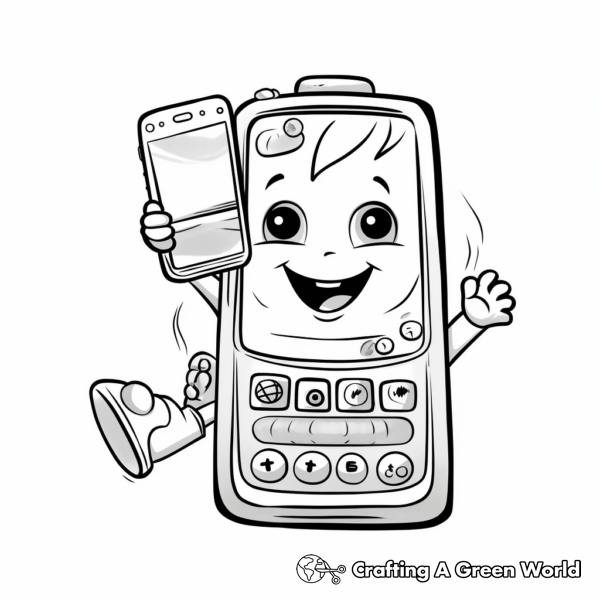 Phone Coloring Pages Free Printable 