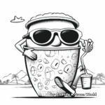 Chill Out with Cool Lemonade Coloring Pages 1