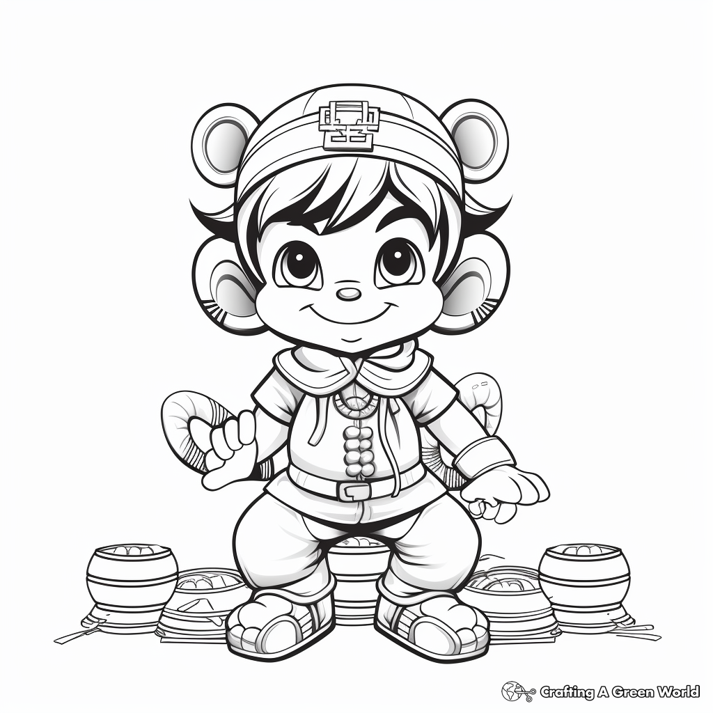 Chinese New Year 2023 Lucky Charms Coloring Sheets 1