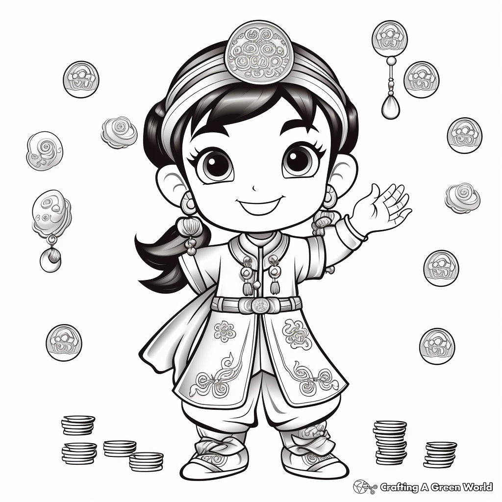 Chinese New Year 2023 Lucky Charms Coloring Sheets 3