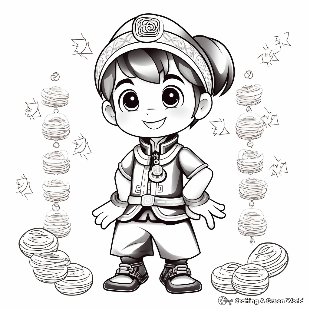 Chinese New Year 2023 Lucky Charms Coloring Sheets 4