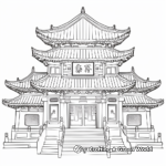 Chinese Temples and Architecture: Chinese New Year Coloring Pages 3