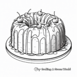 Chocolate Cake Coloring Pages for Chocolate Lovers 2