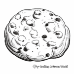 Chocolate Chip Cookie Delight Coloring Pages 1