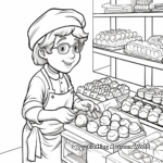 Chocolatier in Action Coloring Pages 1