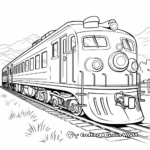 Choo-Choo Train Coloring Sheets for Toddlers 1