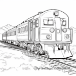 Choo-Choo Train Coloring Sheets for Toddlers 3