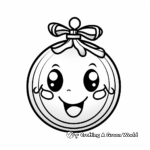 Christmas Ball Ornament Coloring Pages 1