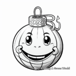 Christmas Ball Ornament Coloring Pages 3