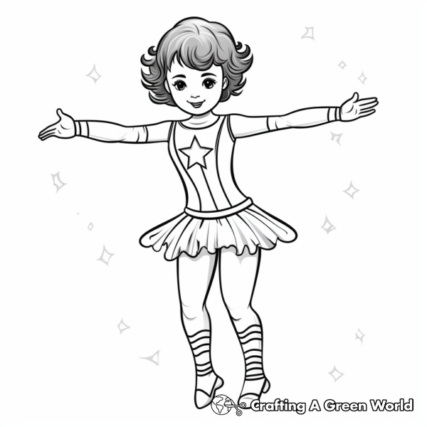 Leotard Coloring Pages - Free &amp; Printable!
