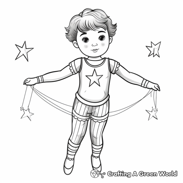 Leotard Coloring Pages - Free &amp; Printable!