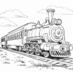 Circus Train Coloring Pages 1