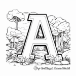 Classic A-Z Alphabet Coloring Pages 3