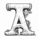Classic A-Z Alphabet Coloring Pages 4