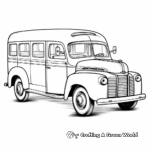 Classic Ambulance Truck Coloring Pages 2