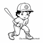 Classic Baseball Player Coloring Pages 2