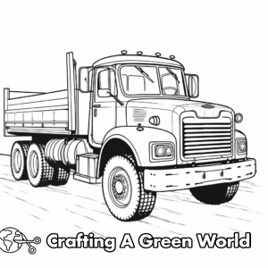 Old Truck Coloring Pages - Free &amp; Printable!