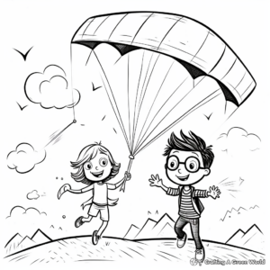 Classic Kite Coloring Pages 2