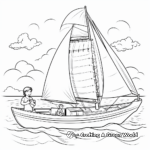 Classic Sailboat Coloring Sheets for Kids 3