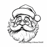 Classic Santa with Big Nose Coloring Pages 2