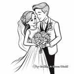 Classic Vintage Wedding Coloring Pages 2