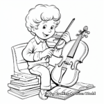 Classical Music Themed Coloring Pages 3