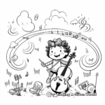 Classical Music Themed Coloring Pages 4