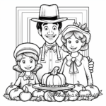 Classy Thanksgiving Coloring Pages 2