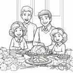 Classy Thanksgiving Coloring Pages 3