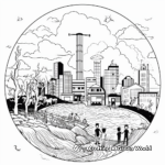 Climate Change Themed Coloring Pages 1
