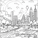 Climate Change Themed Coloring Pages 2