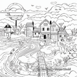 Climate Change Themed Coloring Pages 3