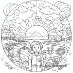 Climate Change Themed Coloring Pages 4