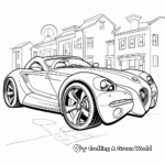 Color and Design: Custom Car Coloring Pages 1