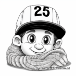 Color by Number Clam Coloring Pages 4