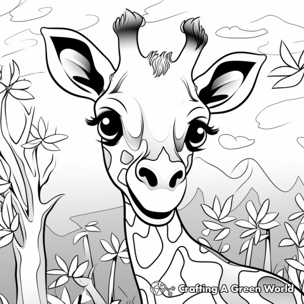 Giraffe Coloring Pages - Free & Printable!