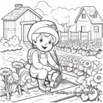 Color-by-Number Vegetable Garden Pages 1