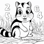 Color by Number: Chipmunk Fun For Kids 2