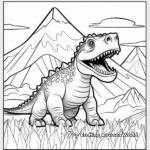 Color-By-Number: Dinosaurs and Volcanoes Edition 1