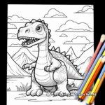 Color-By-Number: Dinosaurs and Volcanoes Edition 2