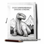 Color-By-Number: Dinosaurs and Volcanoes Edition 4